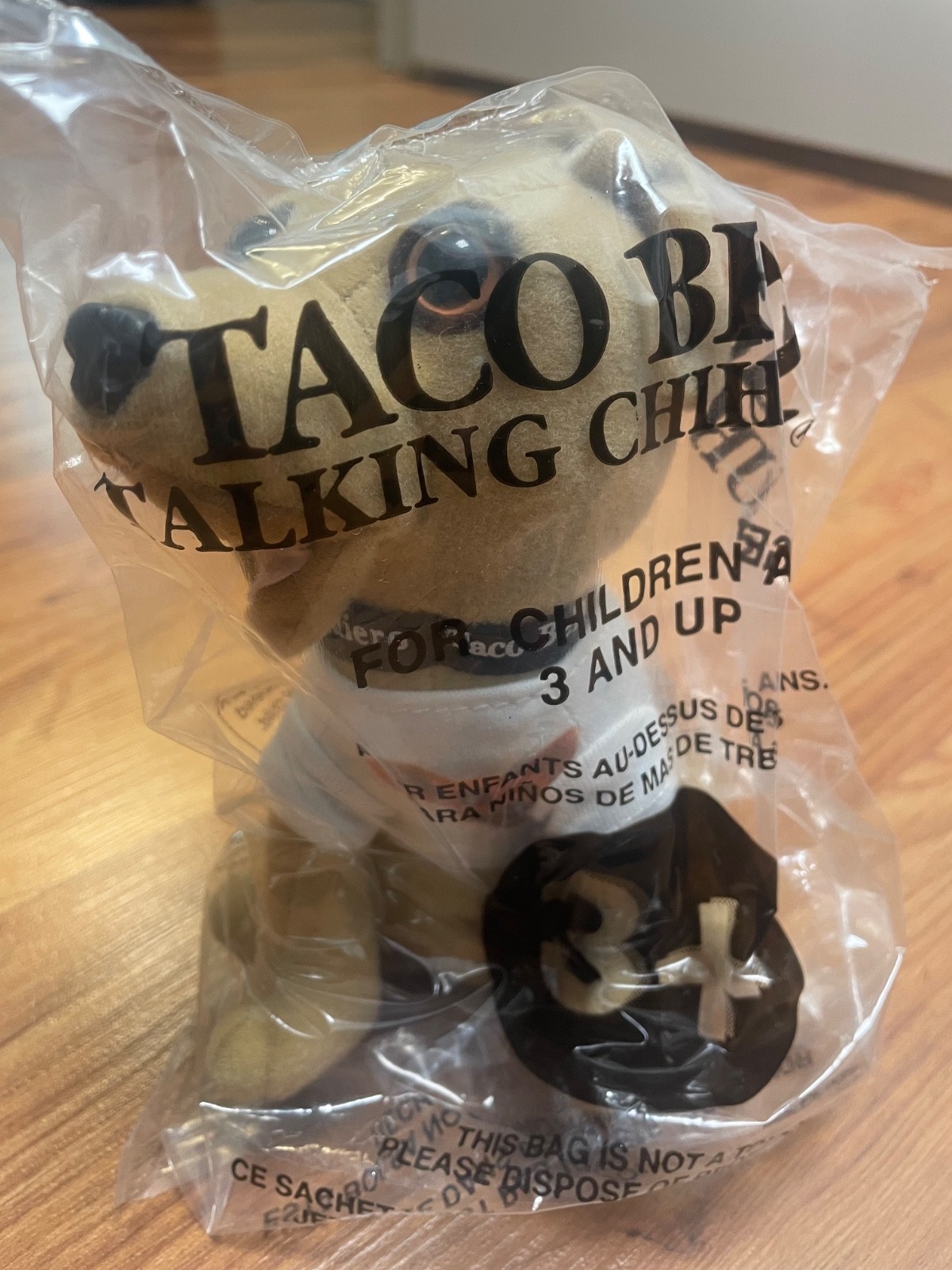 New Vintage Taco bell talking Chihuahua dog sealed 6” plush toy stuffed animal New Vintage Taco bell talking Chihuahua dog sealed 6” plush toy stuffed animal