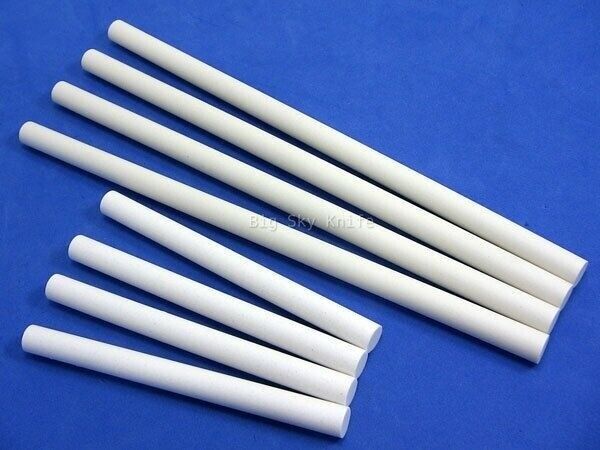 Lot of 8 Ceramic Knife Sharpening Stick Rods *2 sizes*