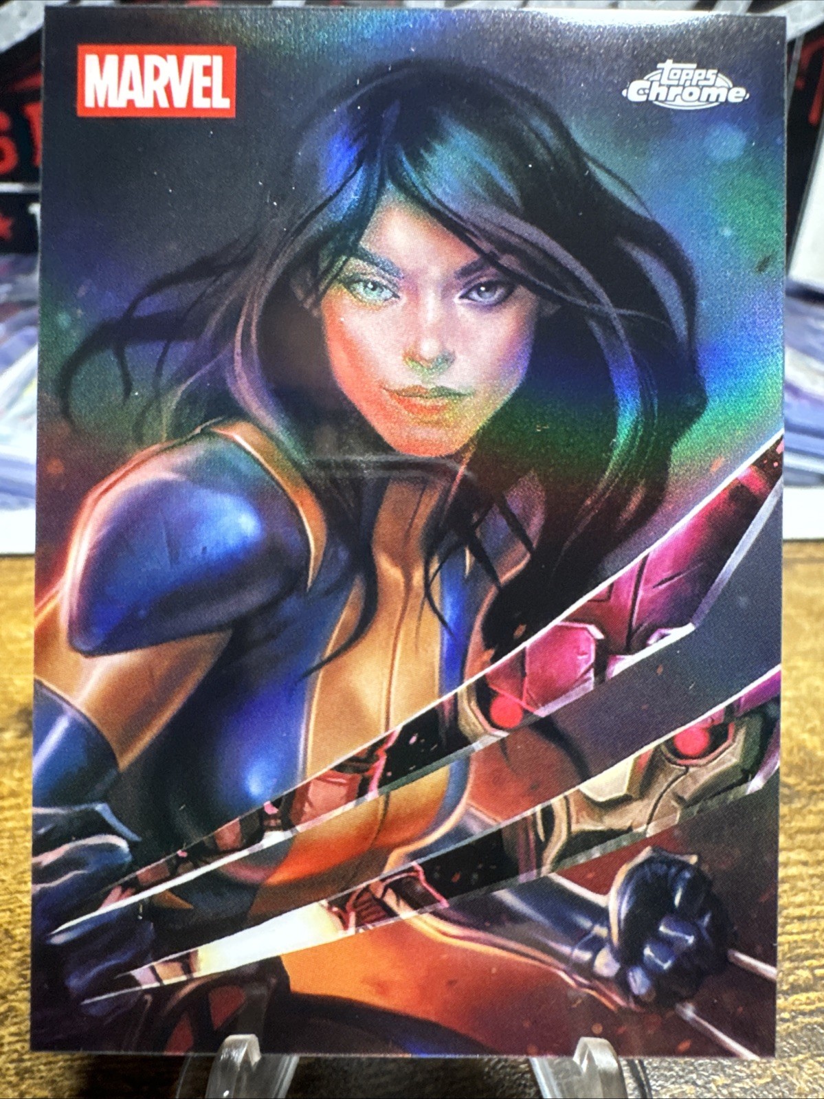 2026 Topps Chrome Marvel Reflections X-23 & Sentinel SSP 2026 Topps Chrome Marvel Reflections X-23 & Sentinel SSP