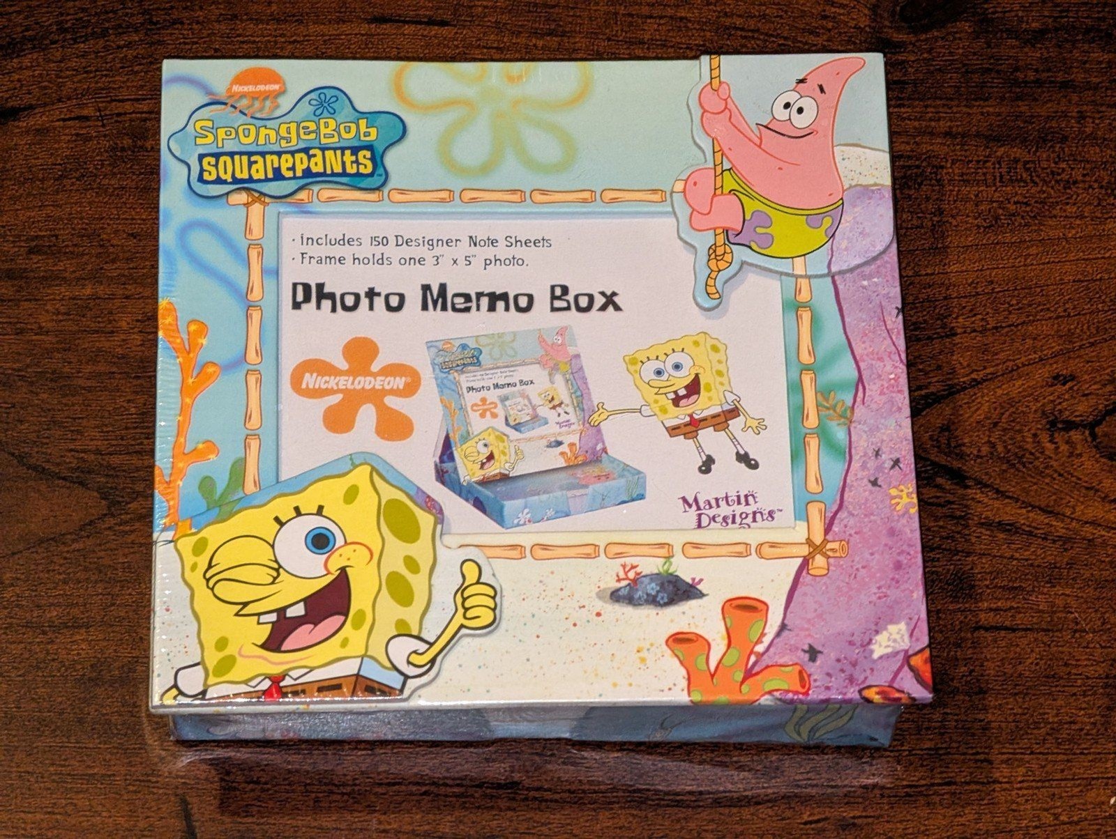 2004 Vintage Spongebob Squarepants Photo Memo Box - Brand New 2004 Vintage Spongebob Squarepants Photo Memo Box - Brand New