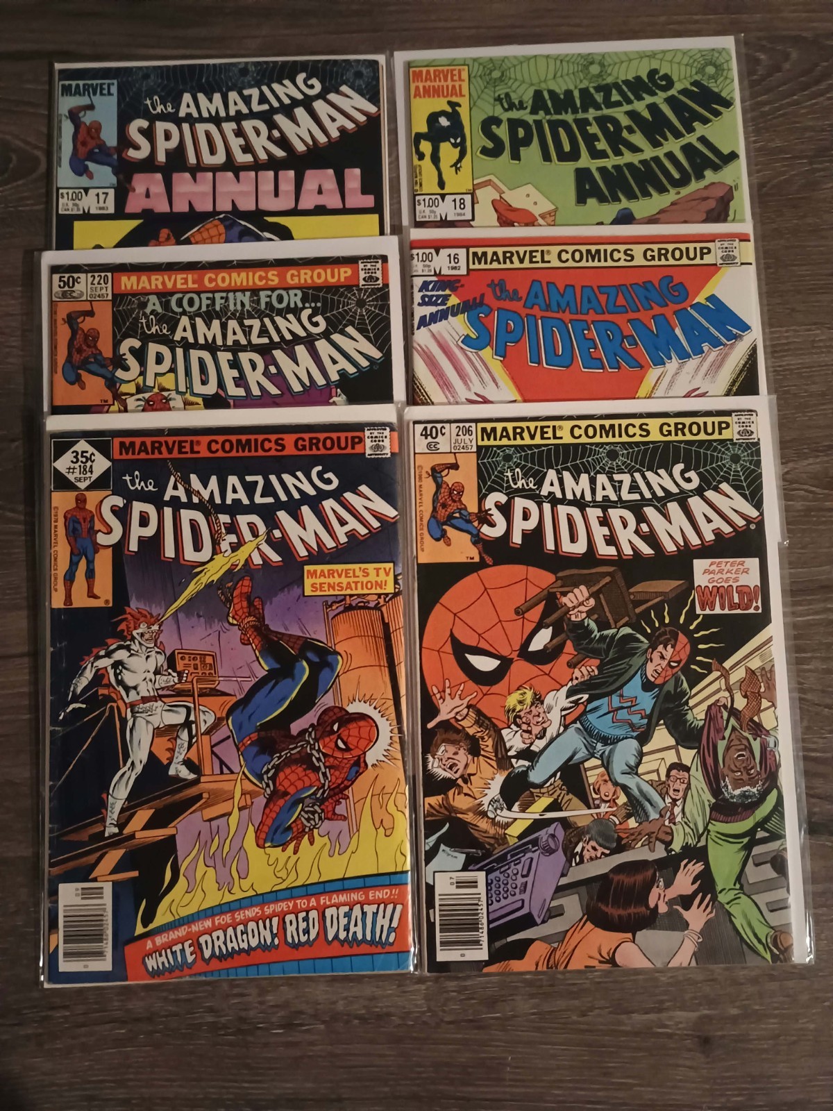 🌟Vintage Bronze Age Amazing Spider-Man Lot: w/Keys Marvel Comics (1978-1984) 🌟 🌟Vintage Bronze Age Amazing Spider-Man Lot: w/Keys Marvel Comics (1978-1984) 🌟