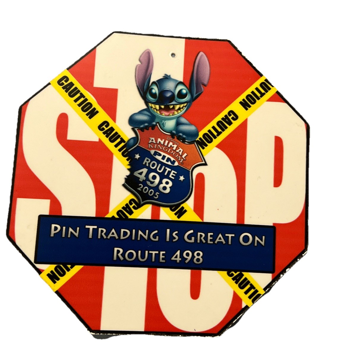 RARE~Disney Animal Kingdom 2005 Route 498 Pin Trading Event Display Prop~ READ