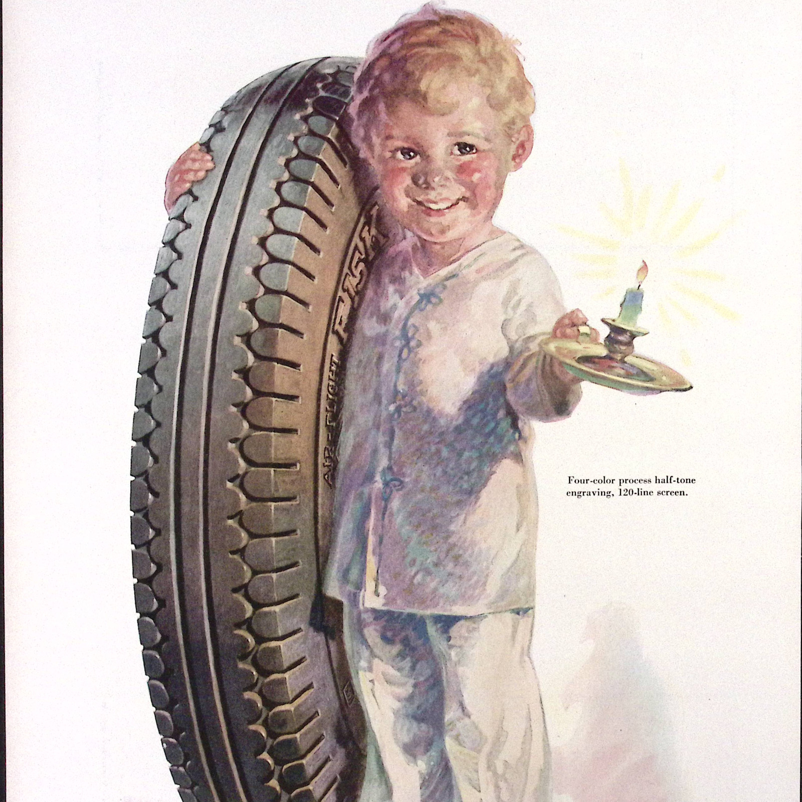 1931 WESTVACO Inspirations for Printing Sample Ad Time to Re-Tire Fisk Tires 1931 WESTVACO Inspirations for Printing Sample Ad Time to Re-Tire Fisk Tires