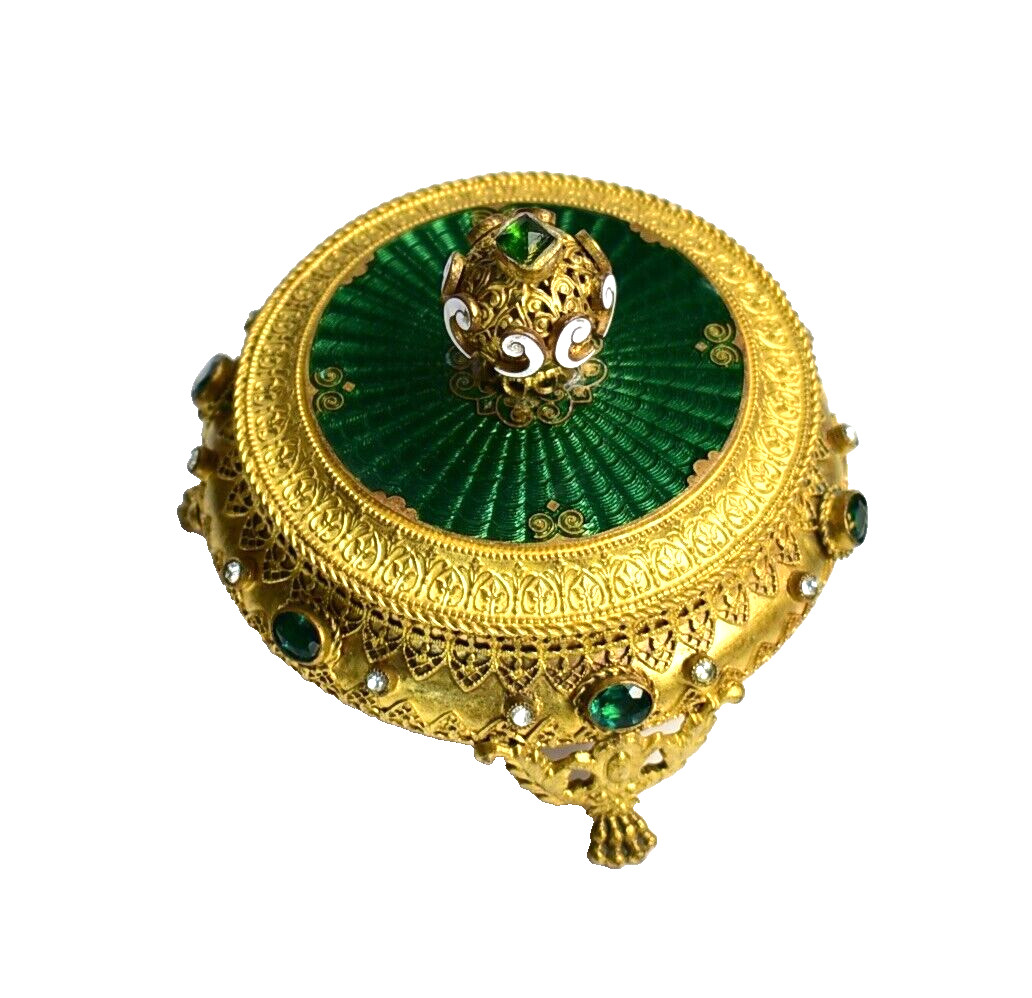 MAGNIFICENT AUSTRIAN Antique *JEWELED & ENAMEL GUILLOCHE* Casket Vanity Box MAGNIFICENT AUSTRIAN Antique *JEWELED & ENAMEL GUILLOCHE* Casket Vanity Box