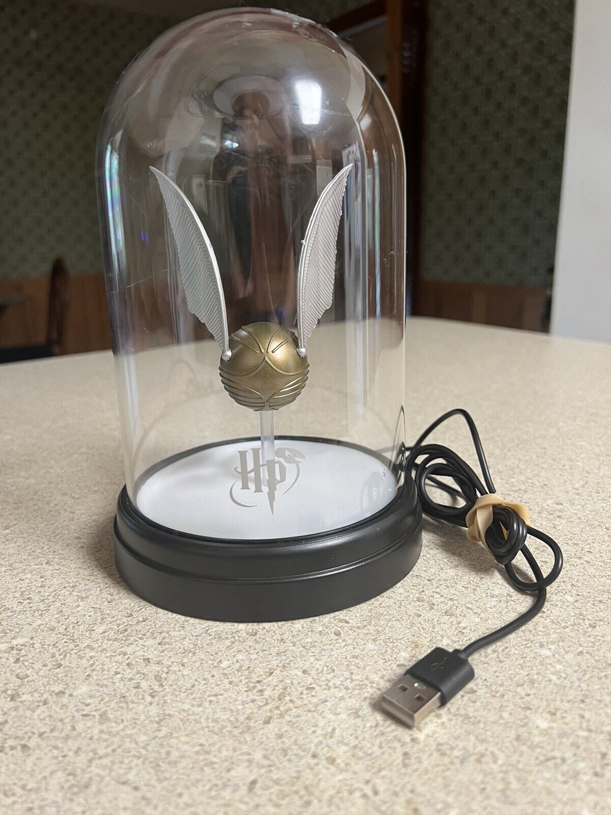 Official Harry Potter Golden Snitch - Bell Jar Light Touch Lamp wizarding world