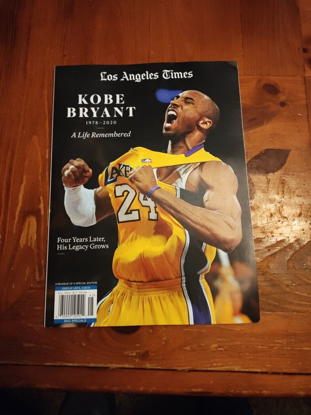 Los Angeles Times Kobe Bryant 1978-2020 Magazine