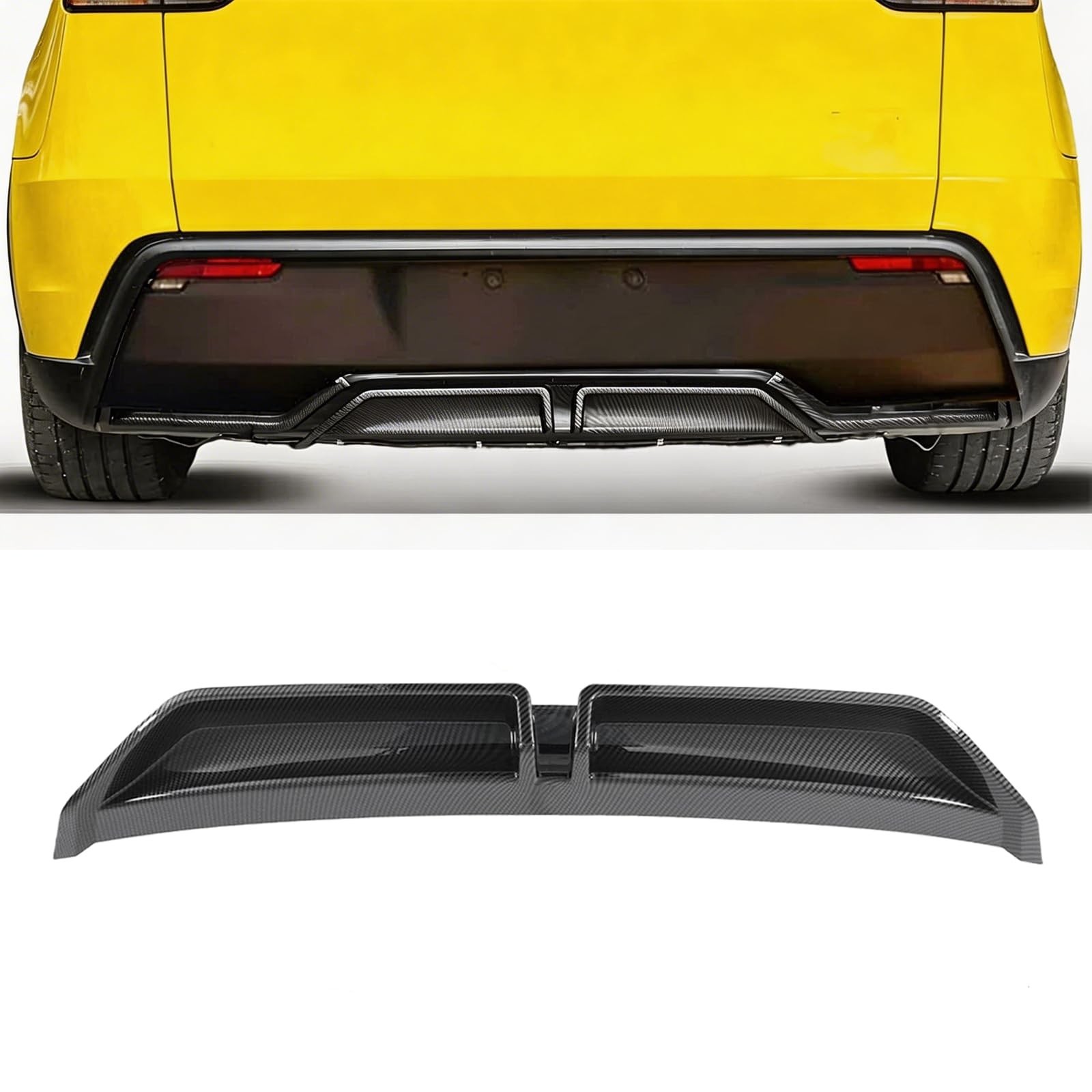 Rear Bumper Diffuser MidSection for Tesla Model Y Juniper 2025 2026 | ABS Rea... Rear Bumper Diffuser MidSection for Tesla Model Y Juniper 2025 2026 | ABS Rea...