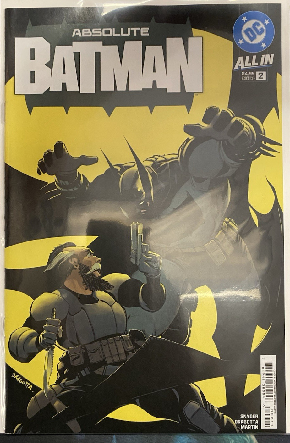 ABSOLUTE BATMAN #2 *UNREAD NM 1ST PRINT* COVER A NICK DRAGOTTA DC COMIC BOOK YV ABSOLUTE BATMAN #2 *UNREAD NM 1ST PRINT* COVER A NICK DRAGOTTA DC COMIC BOOK YV