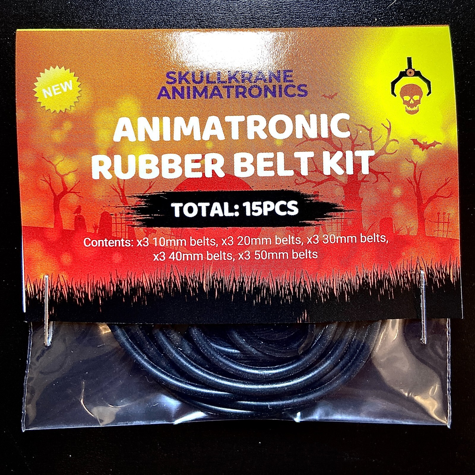 Animatronic Rubber Belt Kit - Repair Gemmy and Spirit Halloween Animatronics