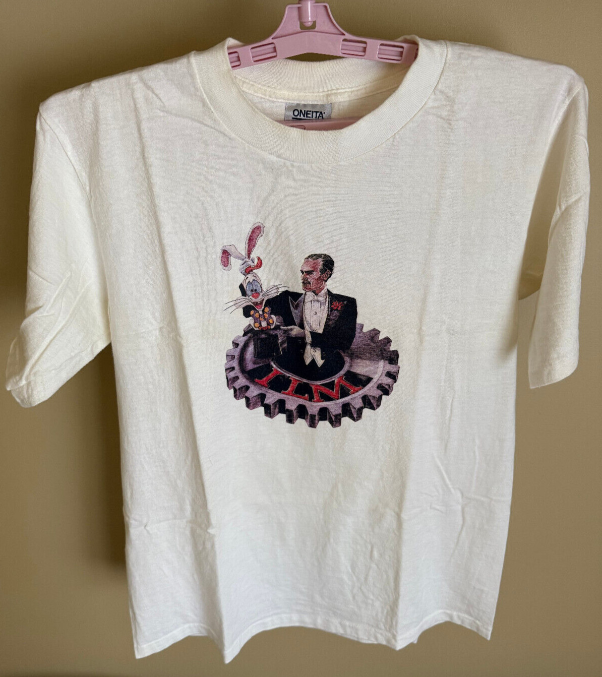 T-Shirt Roger Rabbit & ILM - Oneita - Size L, Adult – VTG, Single Stitch