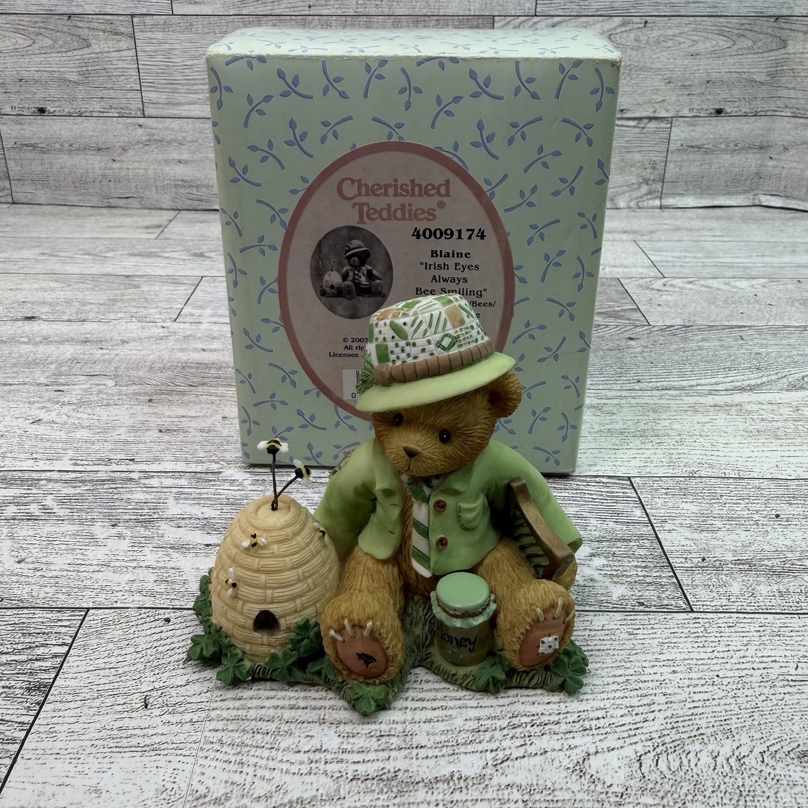 Cherished Teddies Blaine “Irish Eyes Always Be Smiling” 4009174 W/ Box Cherished Teddies Blaine “Irish Eyes Always Be Smiling” 4009174 W/ Box