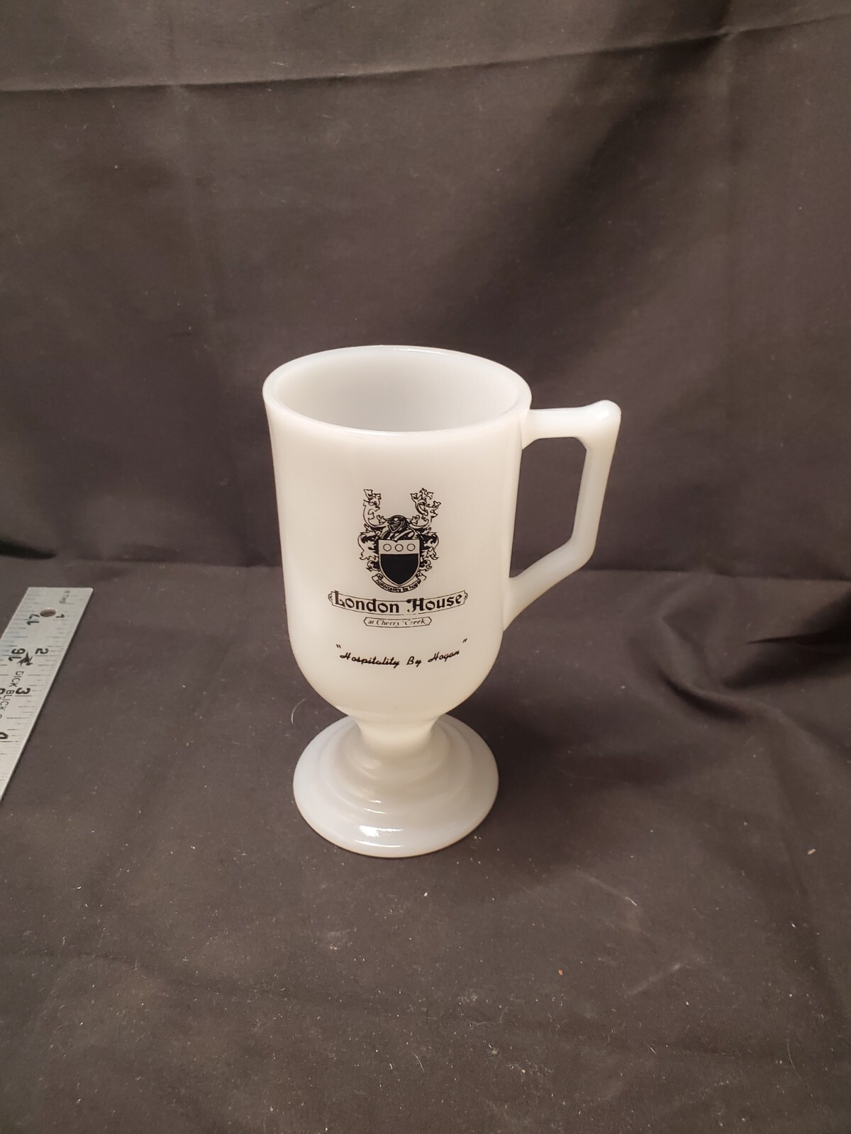 London House at Cherry Creek Vintage Pedestal Coffee Cup Hospitality by Hogan London House at Cherry Creek Vintage Pedestal Coffee Cup Hospitality by Hogan