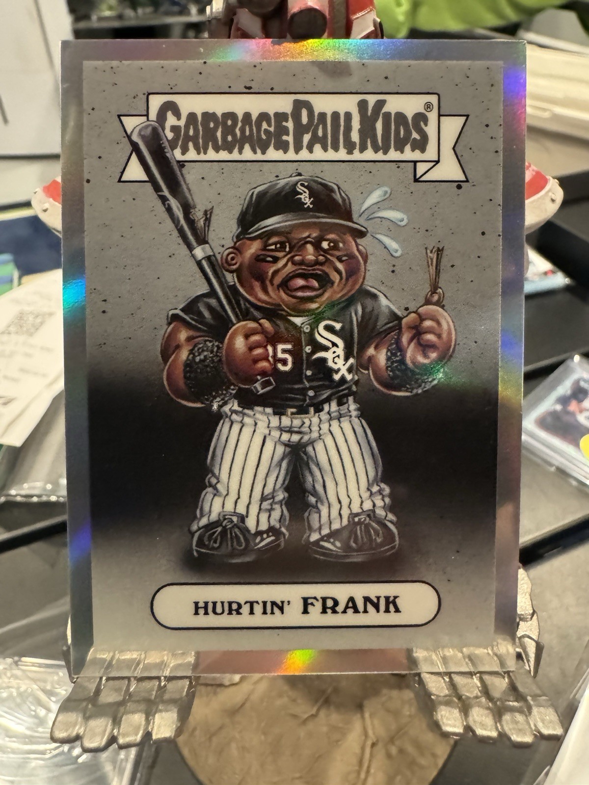 2026 Bowman Chrome Garbage Pail Kids GPK-14 Hurtin' Frank Frank Thomas 2026 Bowman Chrome Garbage Pail Kids GPK-14 Hurtin' Frank Frank Thomas