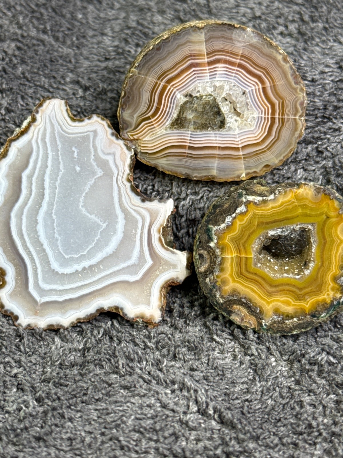 Chinese Warring States Agate, 100.75gr, 3pc., Polished, Video, Display Quality Chinese Warring States Agate, 100.75gr, 3pc., Polished, Video, Display Quality
