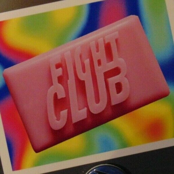 FIGHT CLUB Movie Fridge MAGNET Bar Soap Salesman Brad Pitt 90s Cult Classic Film