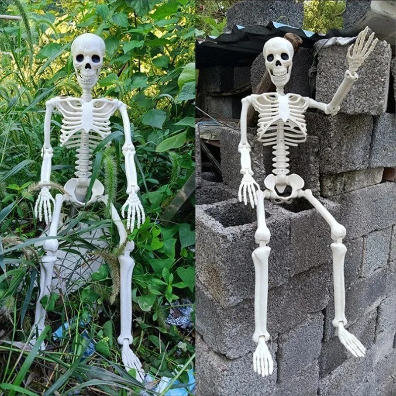 1pc Halloween Skeleton Figure Humanoid Model Haunted House Home Party Decoration 1pc Halloween Skeleton Figure Humanoid Model Haunted House Home Party Decoration