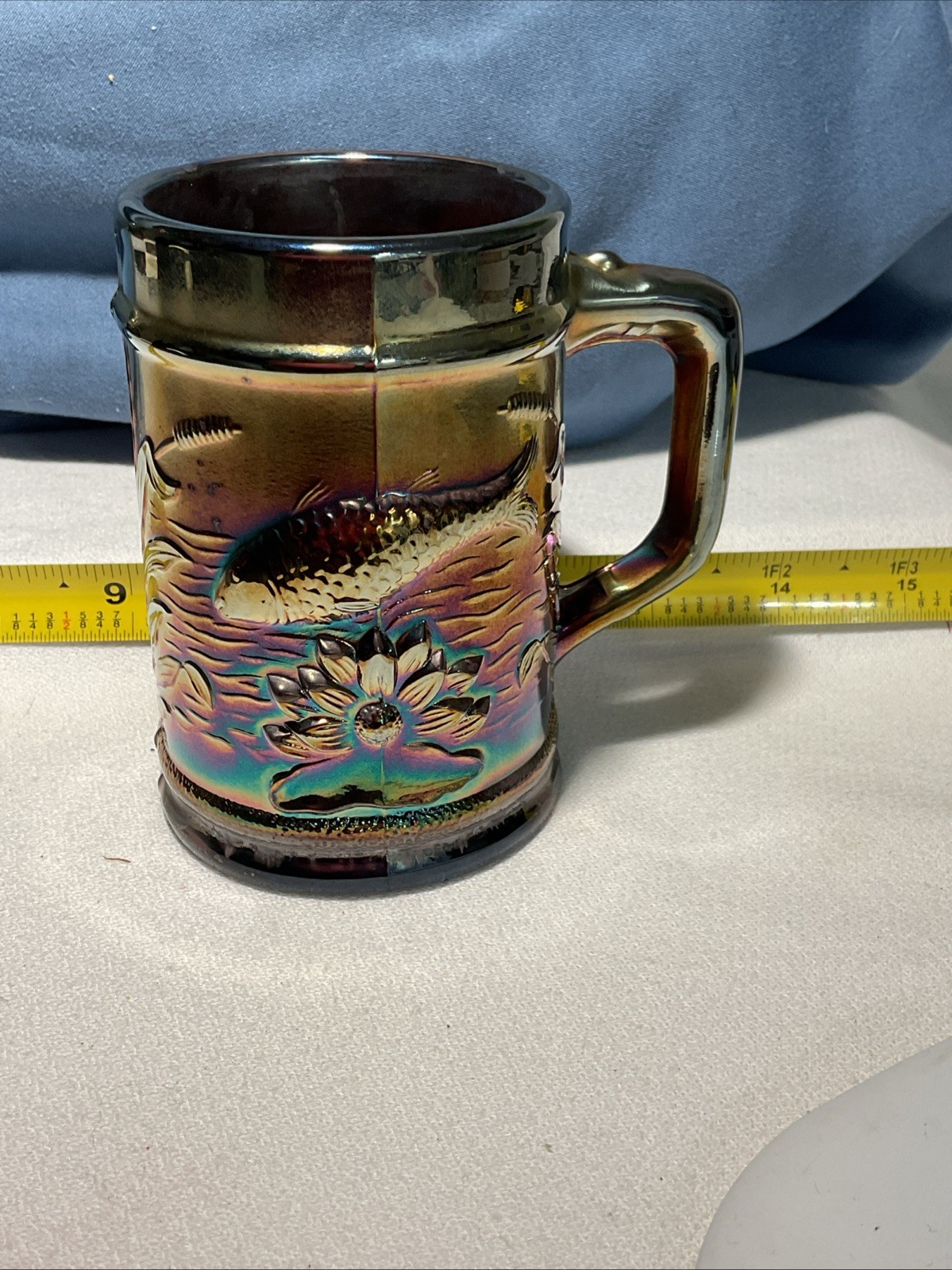 Vintage Dugan Fisherman’s Mug Purple High Iridescence Vintage Dugan Fisherman’s Mug Purple High Iridescence