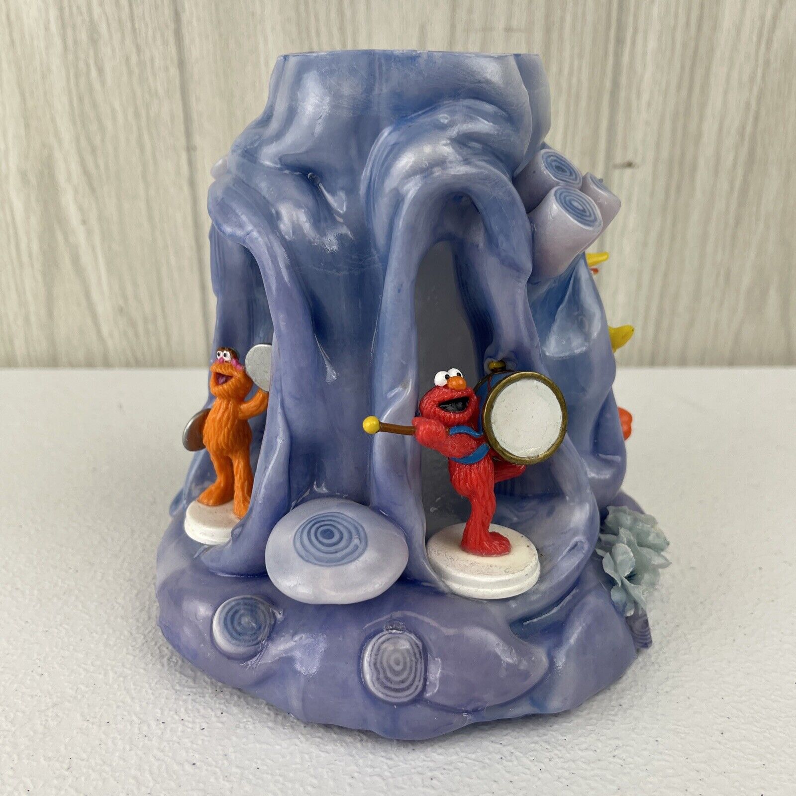 RARE- Sesame Street Elmo Wax Figurine with Candle
