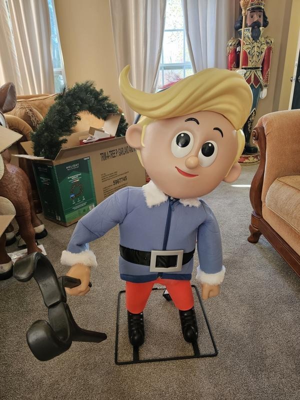 3-FT HERMEY THE ELF ANIMATRONIC DECORATION DENTIST ELF FROM RUDOLPH OUTDOOR YARD 3-FT HERMEY THE ELF ANIMATRONIC DECORATION DENTIST ELF FROM RUDOLPH OUTDOOR YARD