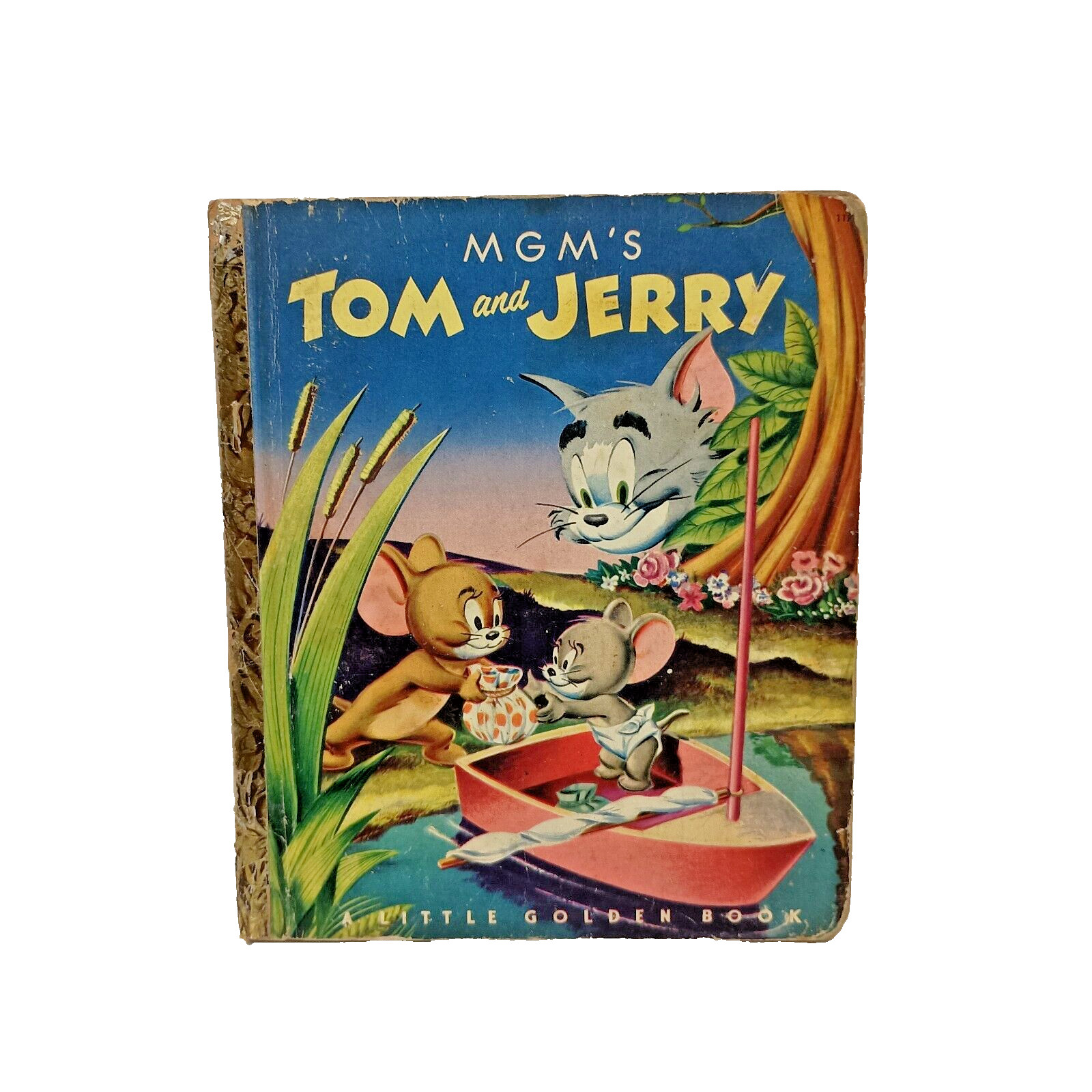 Verified "A" 1st Ed. Antique 1951 MGM's TOM AND JERRY Little Golden Book Verified "A" 1st Ed. Antique 1951 MGM's TOM AND JERRY Little Golden Book