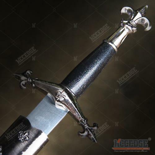 16" Medieval Fleur de Lis Dagger with Stainless Steel Blade
