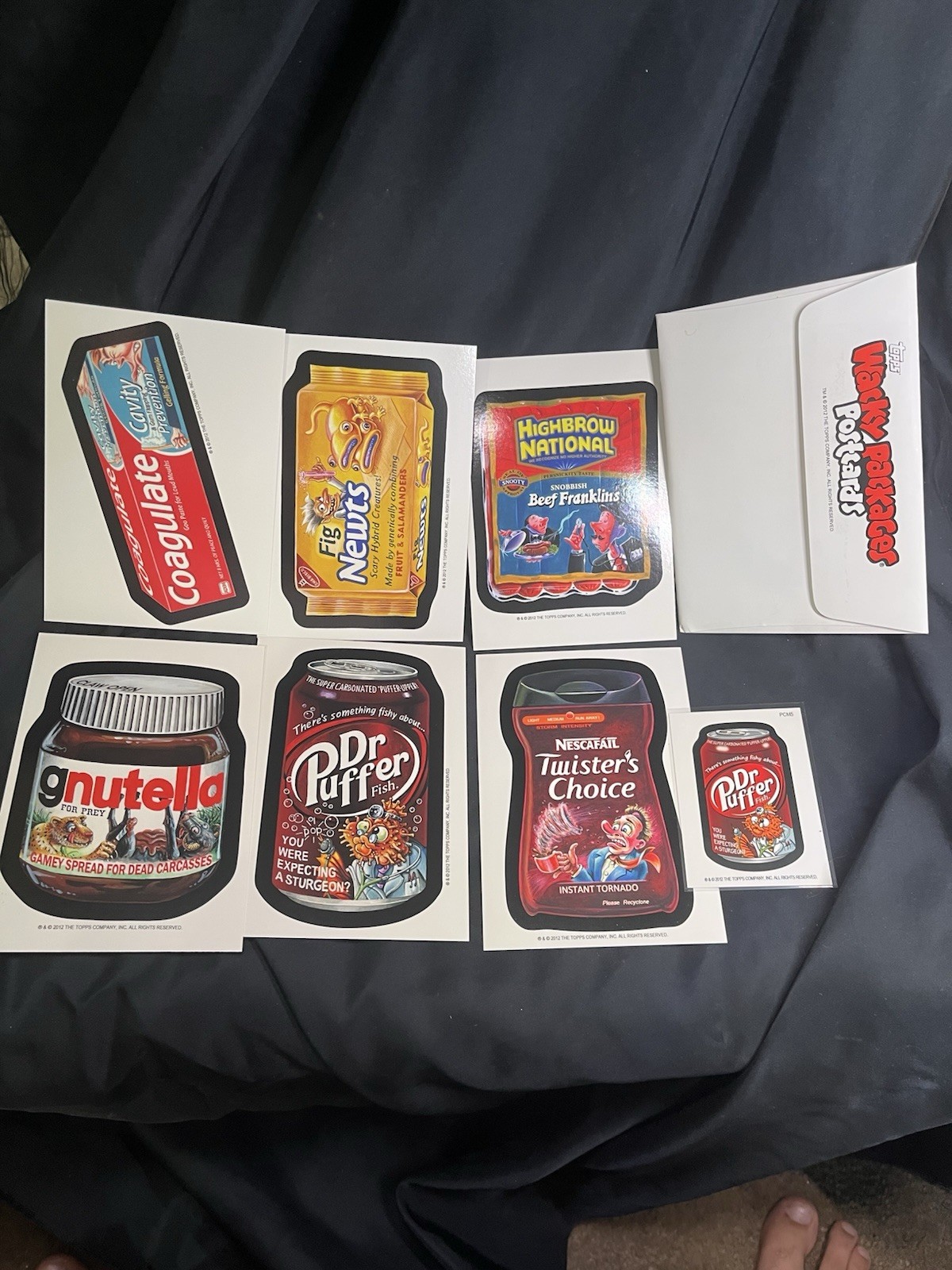 TOPPS 2012 WACKY PACKAGES POST CARD SET W DR PUFFER PCM5 BONUS CARD TOPPS 2012 WACKY PACKAGES POST CARD SET W DR PUFFER PCM5 BONUS CARD