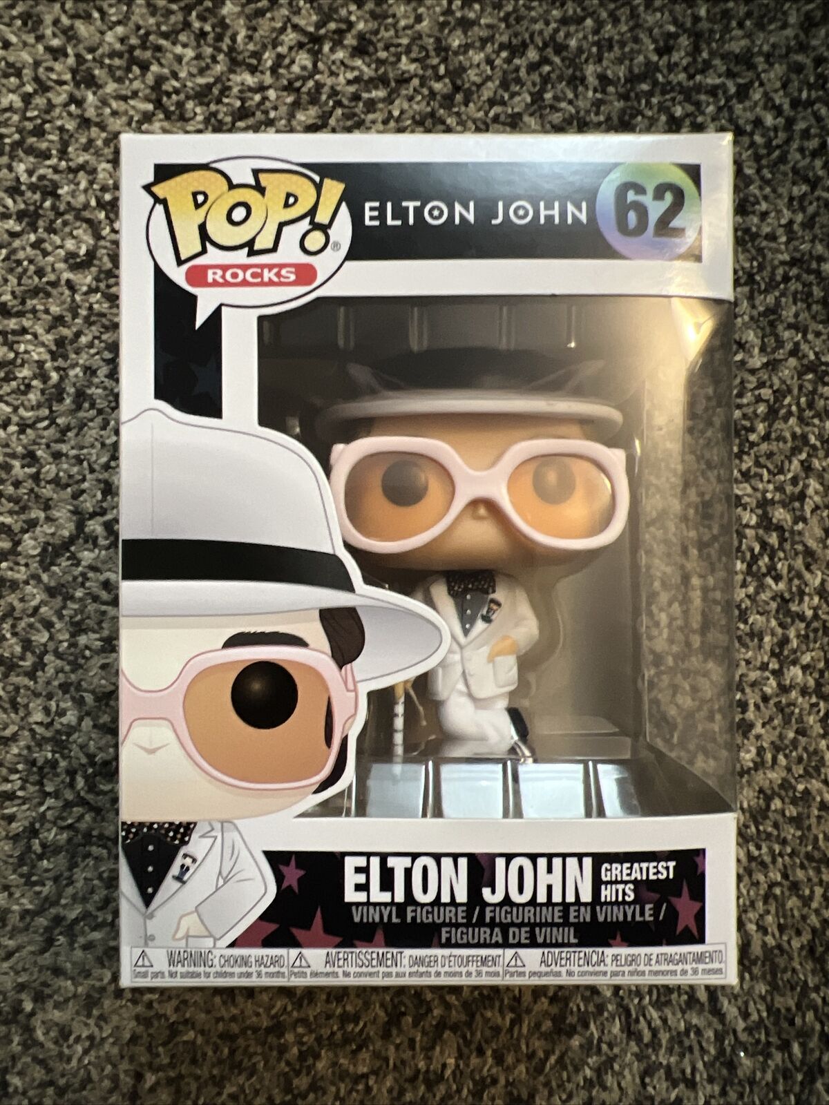 Funko POP Rocks #62 Elton John Greatest Hits (Box Not Mint)