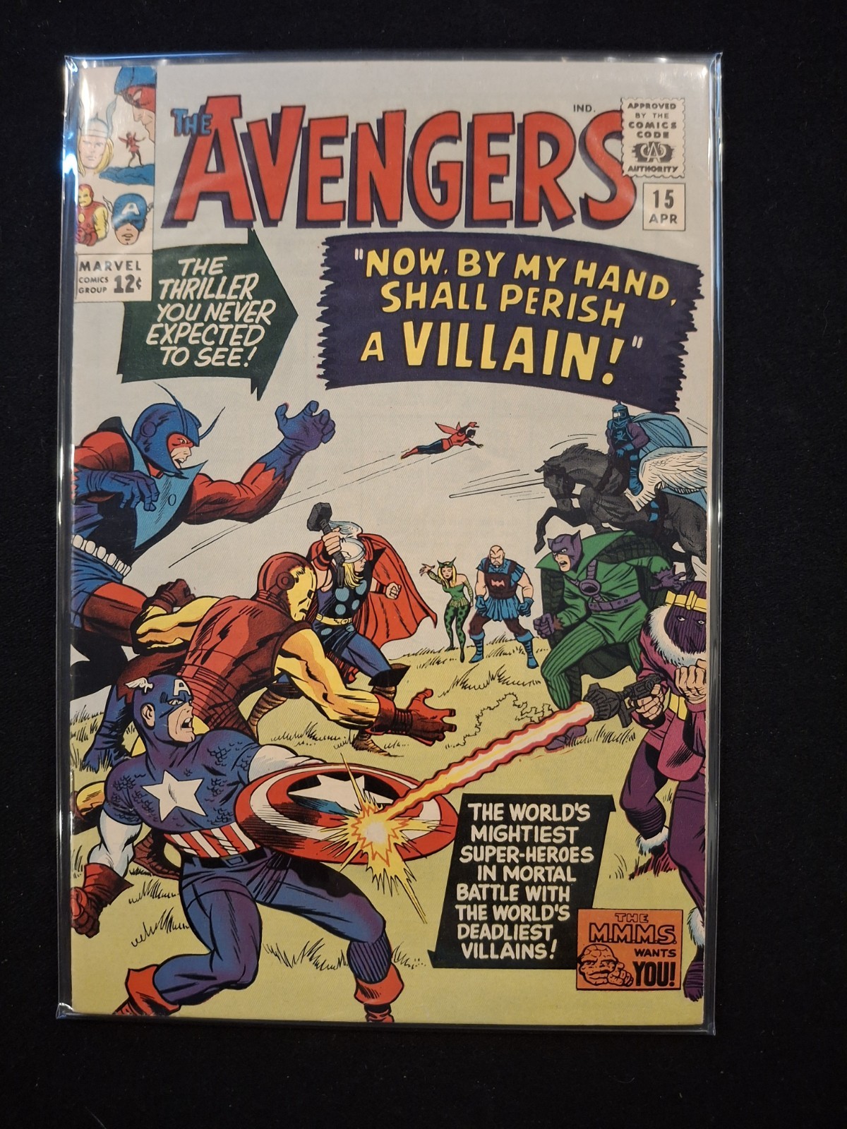 Avengers 15 Marvel Comics 1965 Great Copy NM-/NM Avengers 15 Marvel Comics 1965 Great Copy NM-/NM