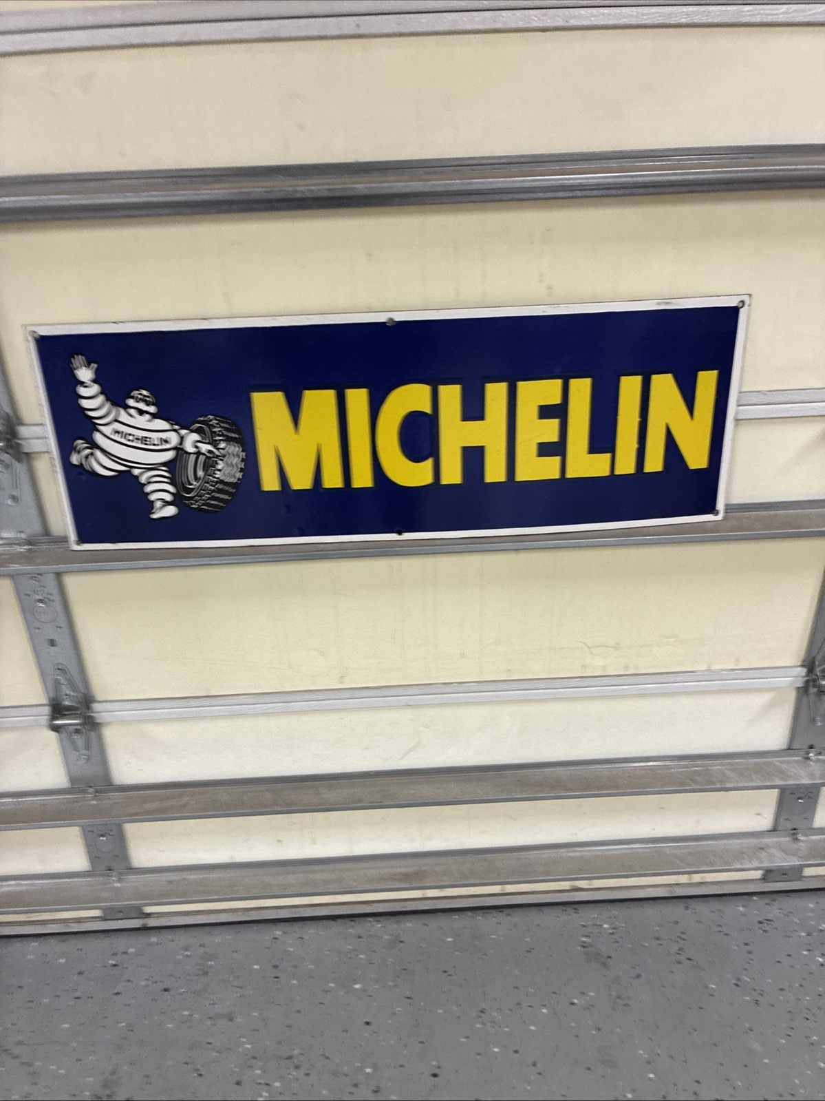 VINTAGE MICHELIN TIRES PORCELAIN SIGN Gas Station Oil Can Tire Shop 36”x12” VINTAGE MICHELIN TIRES PORCELAIN SIGN Gas Station Oil Can Tire Shop 36”x12”