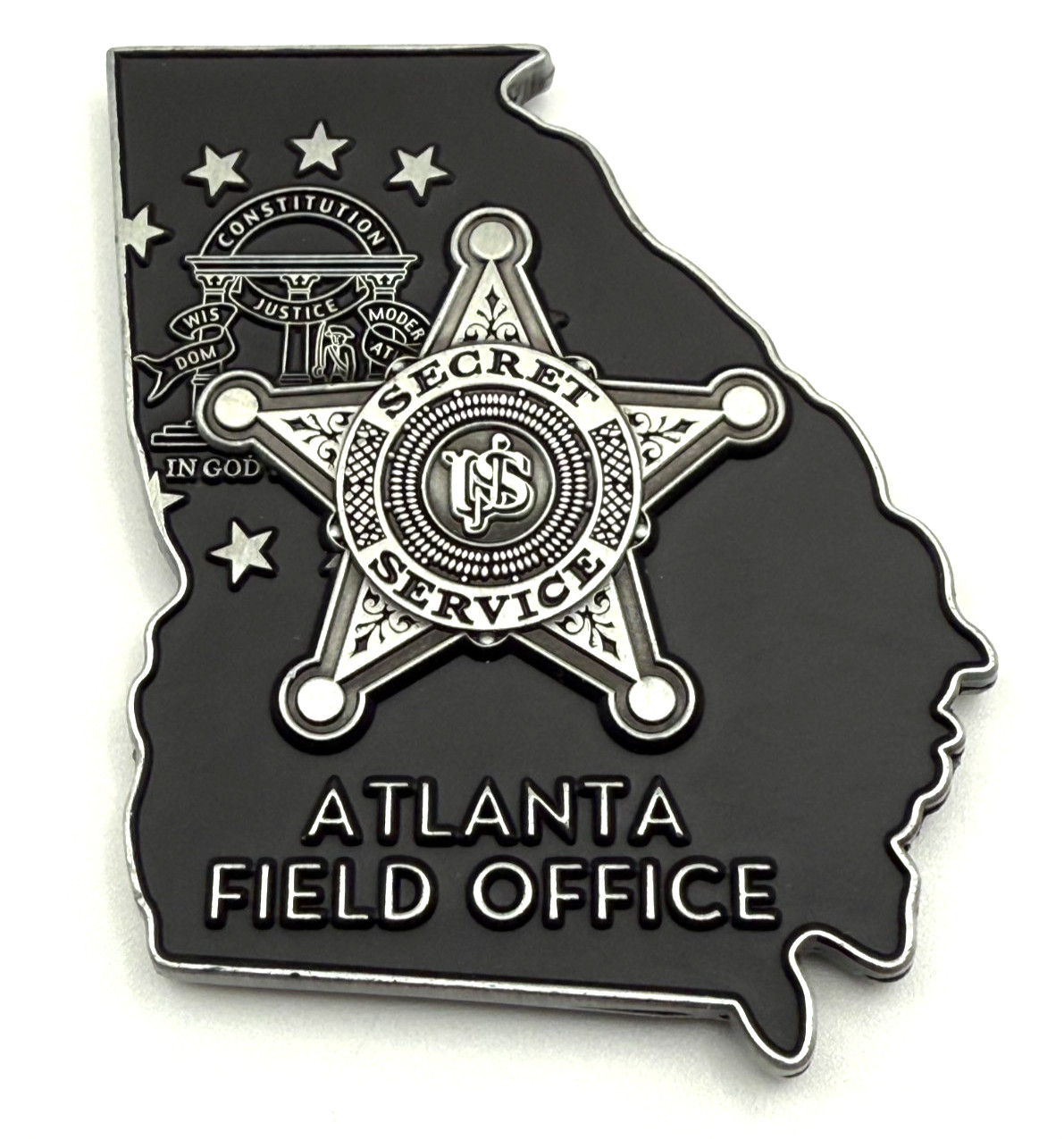G15 Secret Service Atlanta Field Office Cyber Fraud Task Force Challenge Coin G15 Secret Service Atlanta Field Office Cyber Fraud Task Force Challenge Coin