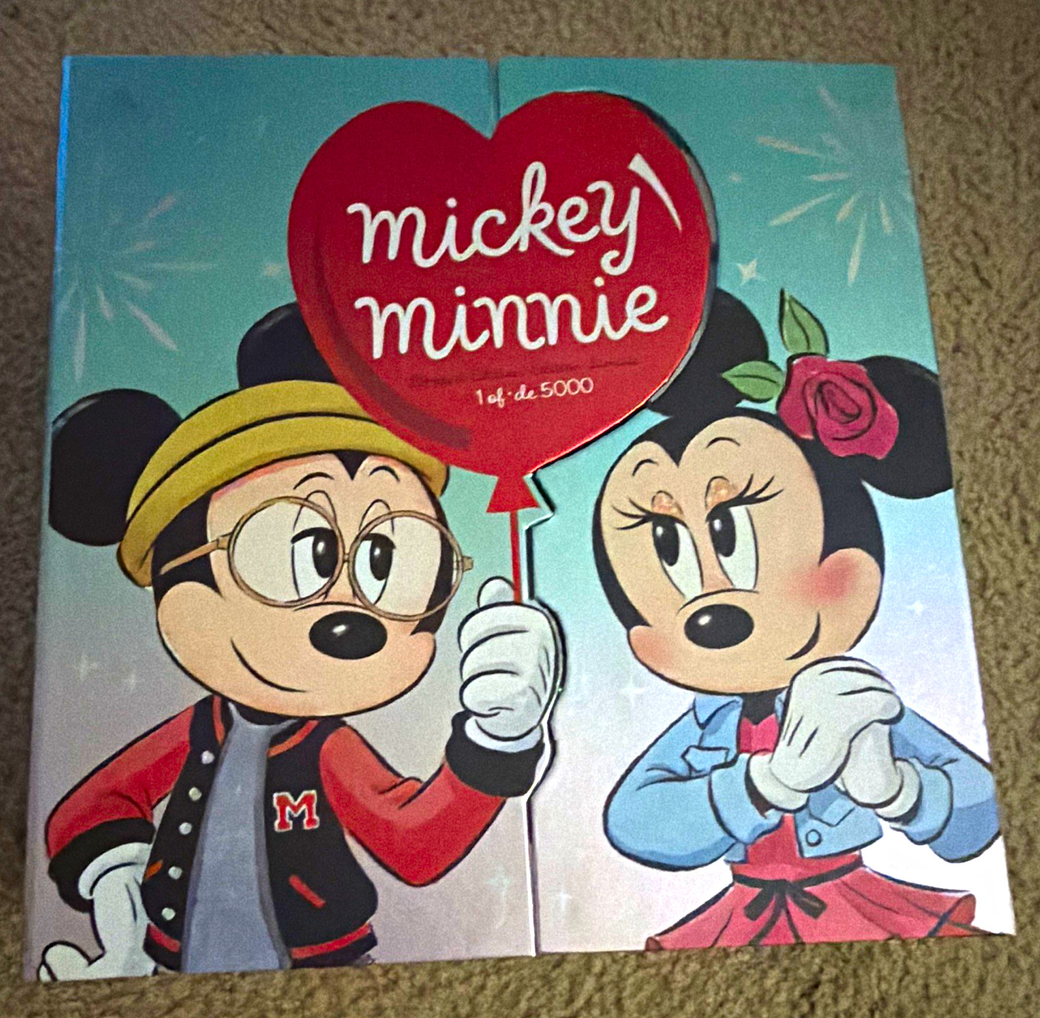 Disney Mickey & Minnie Mouse Limited Edition Plastic Figure Set 2022 1 of 5000 Disney Mickey & Minnie Mouse Limited Edition Plastic Figure Set 2022 1 of 5000