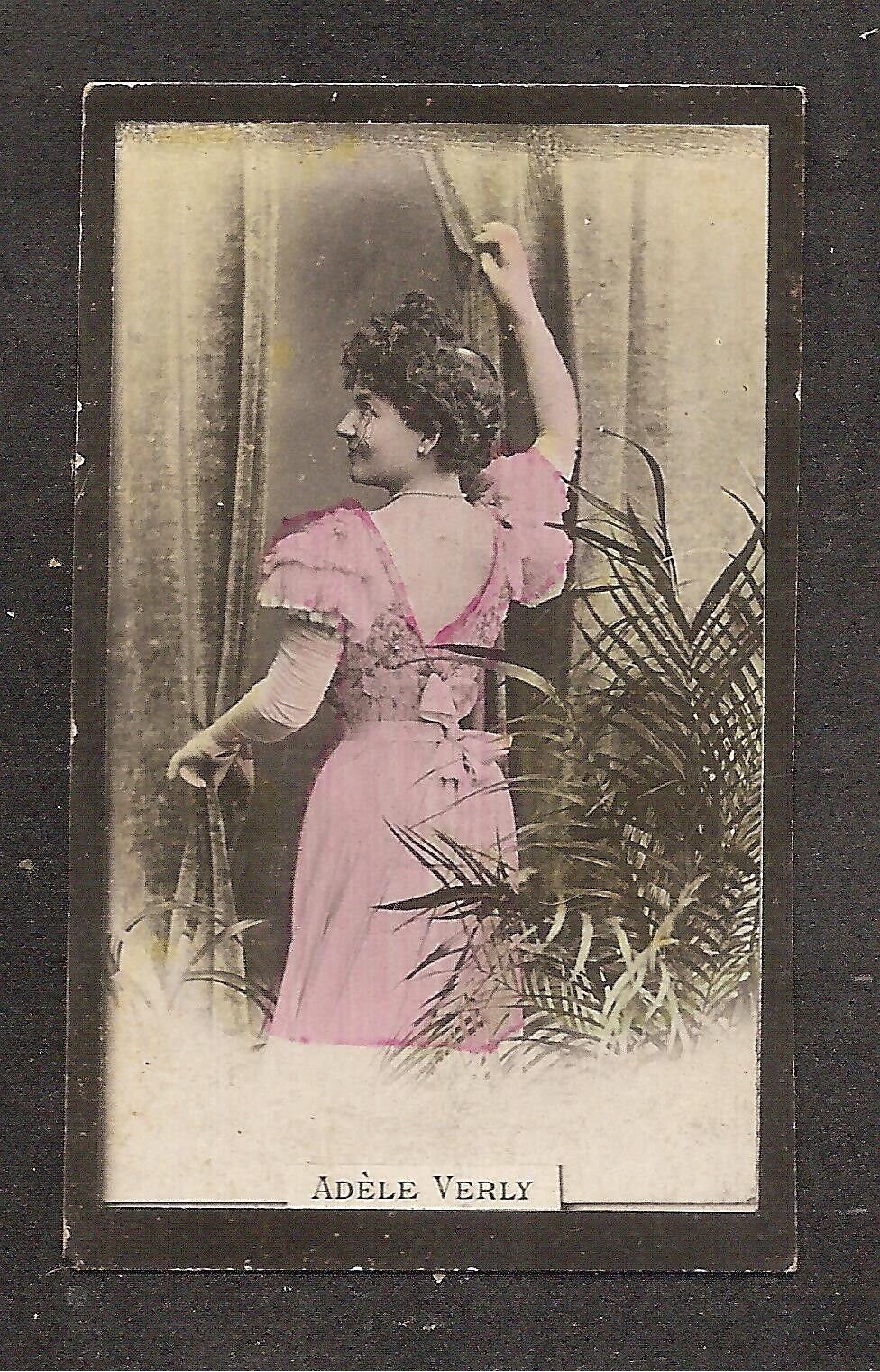 Adele Verly 1900-1930 Fama de Cuba, Tobacco Card Venezuela *Rare