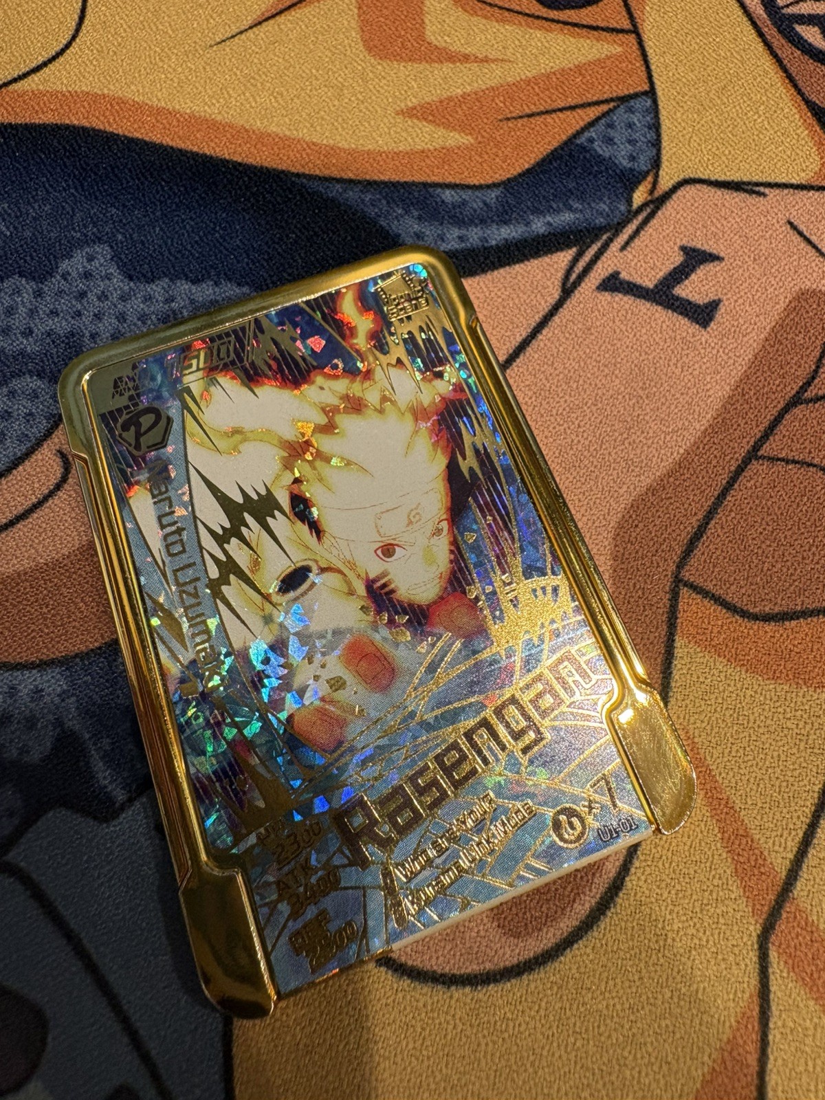Naruto Emblem Battle Ultra Rare Gold Naruto Uzumaki U1-01 6-Star Emblem Naruto Emblem Battle Ultra Rare Gold Naruto Uzumaki U1-01 6-Star Emblem