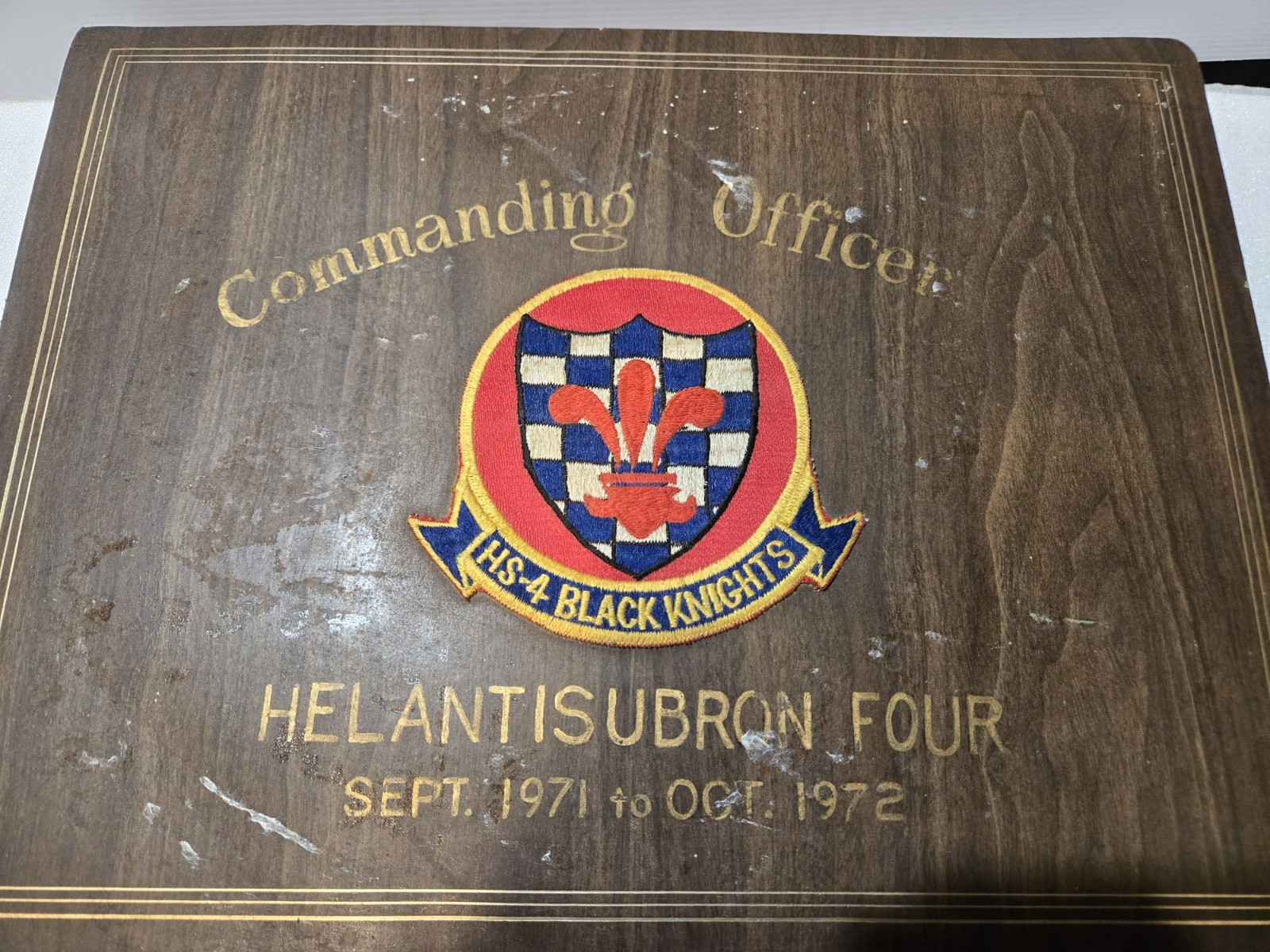 HS-4 BLACK KNIGHTS 1971-1972 Photo Album Commanding Officer, Change of Command