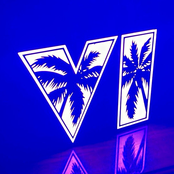 GTA 6 LED Light Sign GTA 6 LED Light Sign