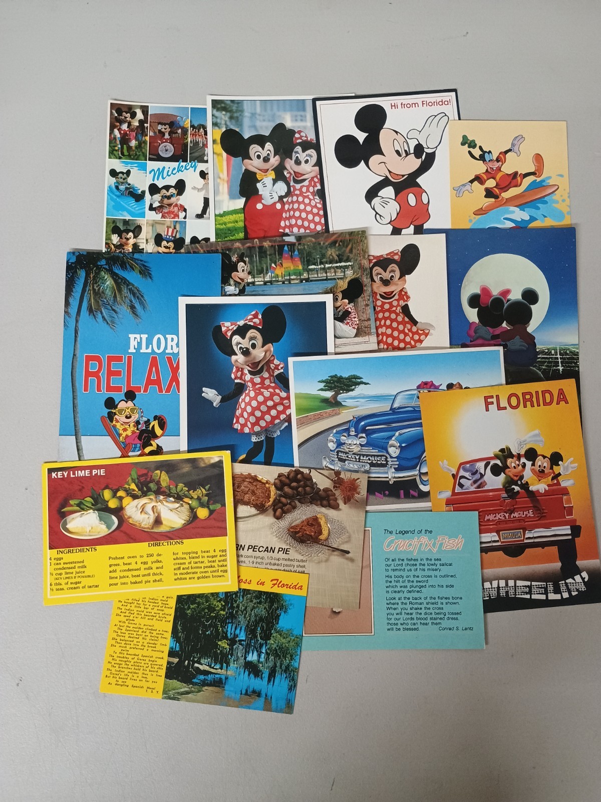 15 Vintage Walt Disney World Florida Postcards Unused 15 Vintage Walt Disney World Florida Postcards Unused
