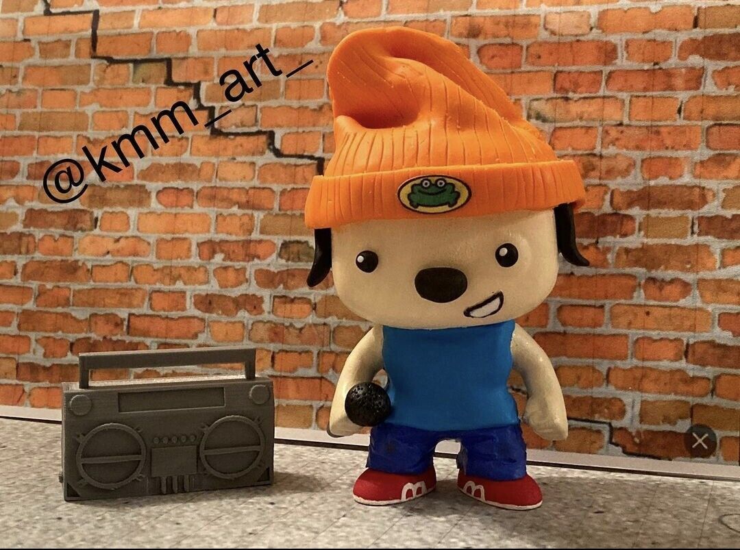PaRappa the Rapper Custom Funko (Boombox Not Included)
