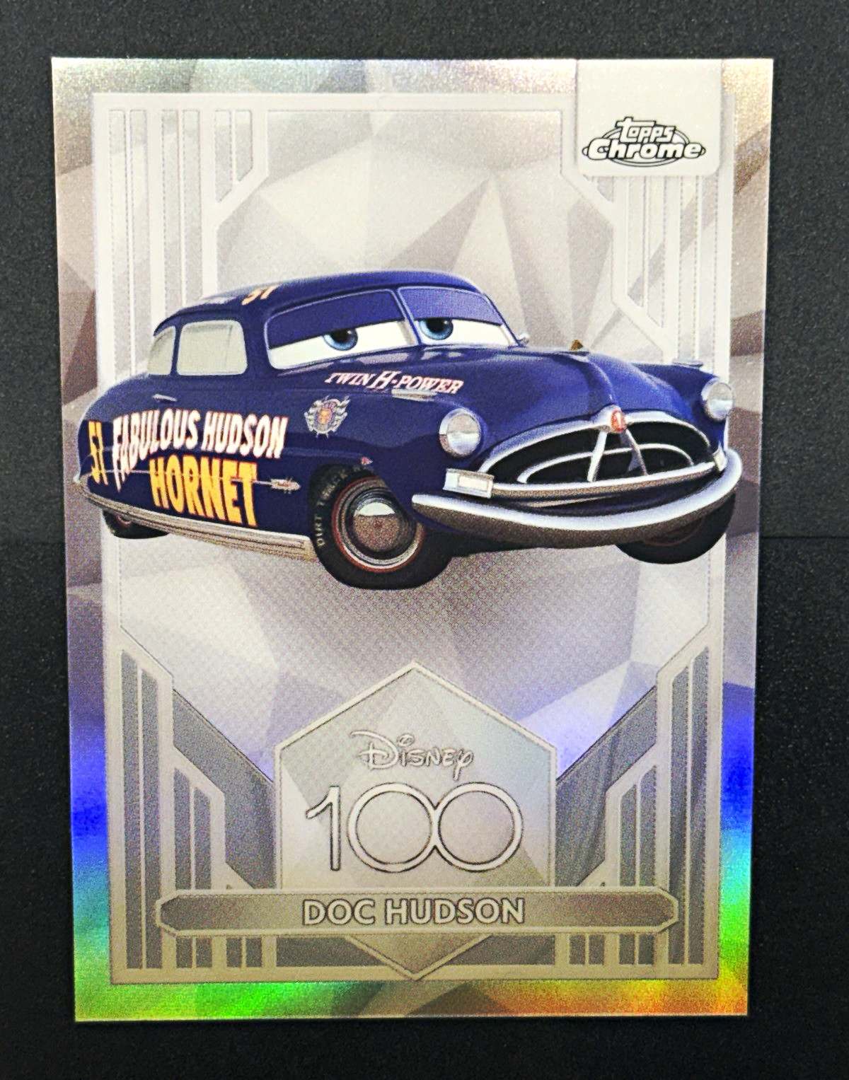 2023 Topps Chrome Disney 100 Doc Hudson Refractor #85 2023 Topps Chrome Disney 100 Doc Hudson Refractor #85
