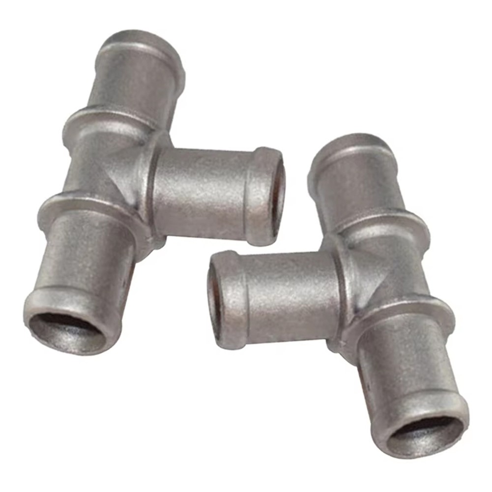 2Pcs 3/4in X 3/4in X 3/4in Car Tee Coolant Heater Hose Connectors Fittings8273