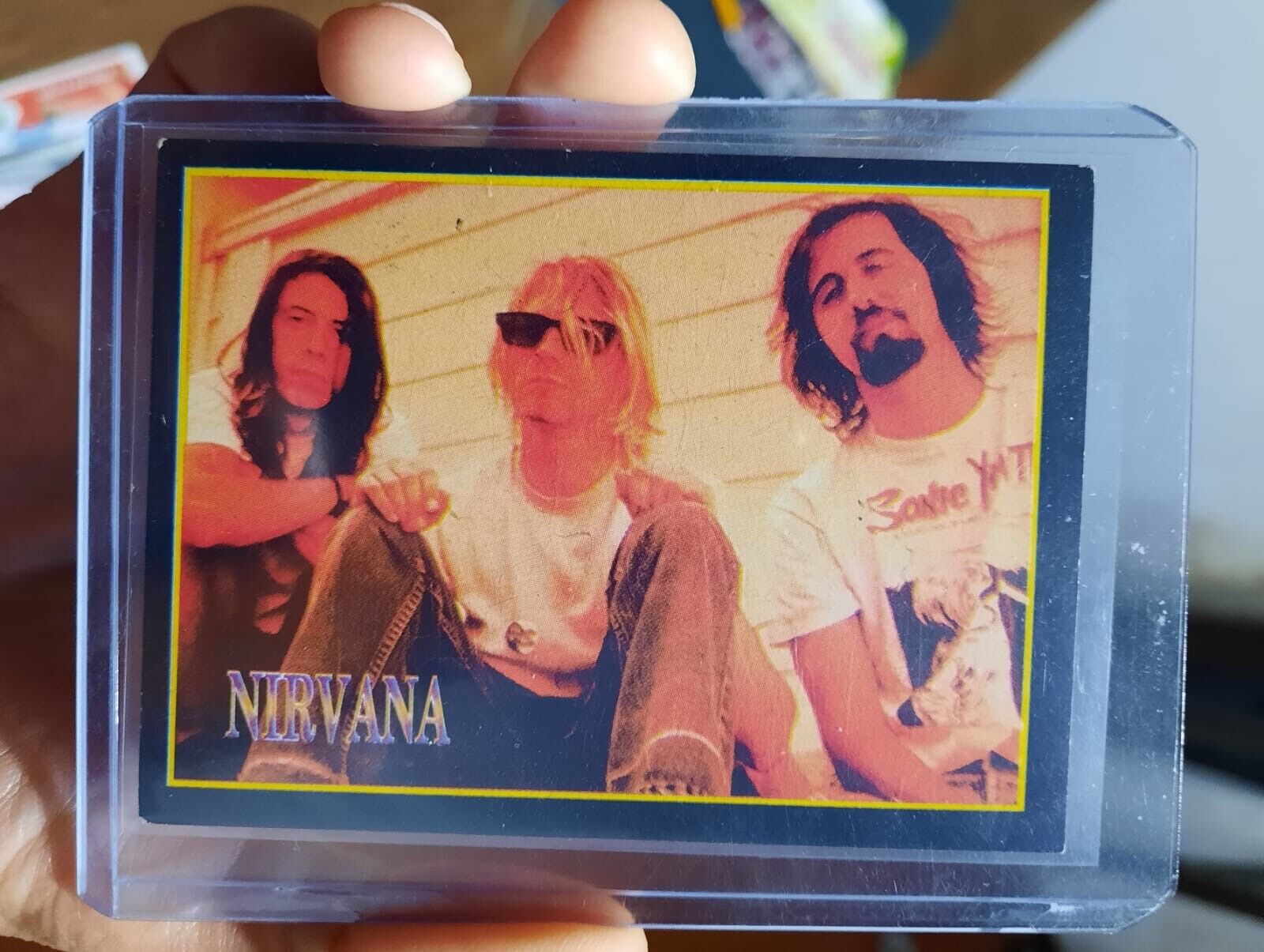 1994 Ultra Figus Argentina International Rock Cards Nirvana Rookie