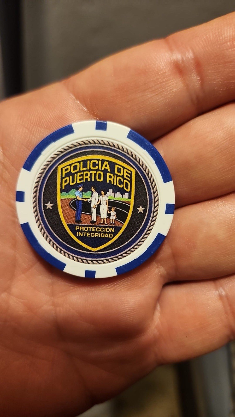 Token Challenge Centro De Mando, San Juan , Policía De Puerto Rico