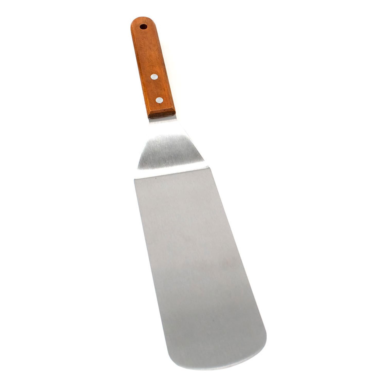 Norpro Steel Jumbo Solid Spatula Mahogany Multicolor 12 Inch large Functional