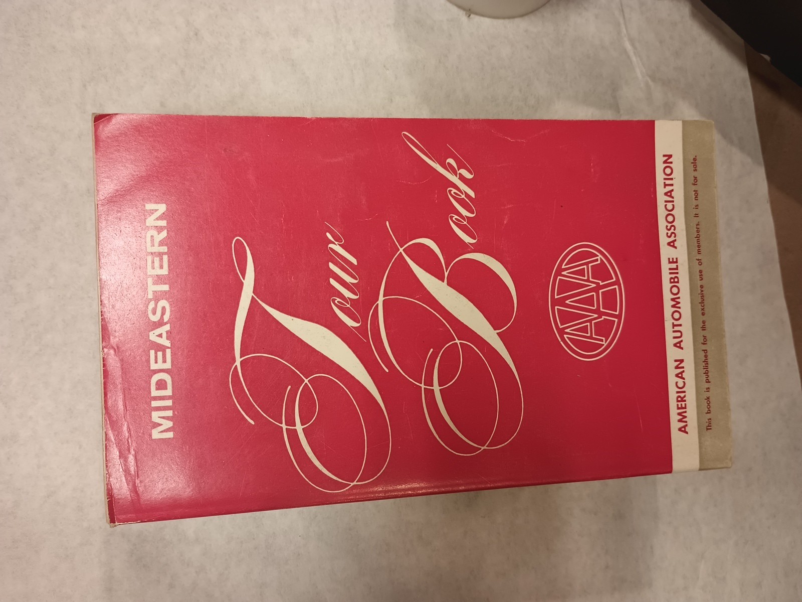 Vintage 1965-66 AAA Tour Book Mideastern Edition Vintage 1965-66 AAA Tour Book Mideastern Edition