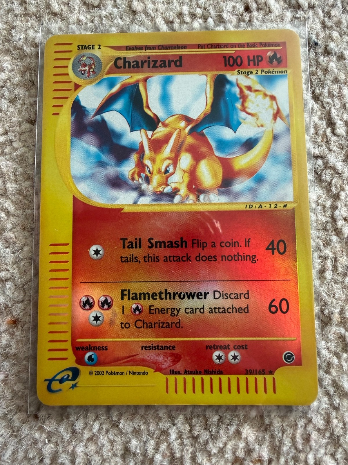 Charizard 039/165 Expedition Base Set Reverse Holo Charizard 039/165 Expedition Base Set Reverse Holo