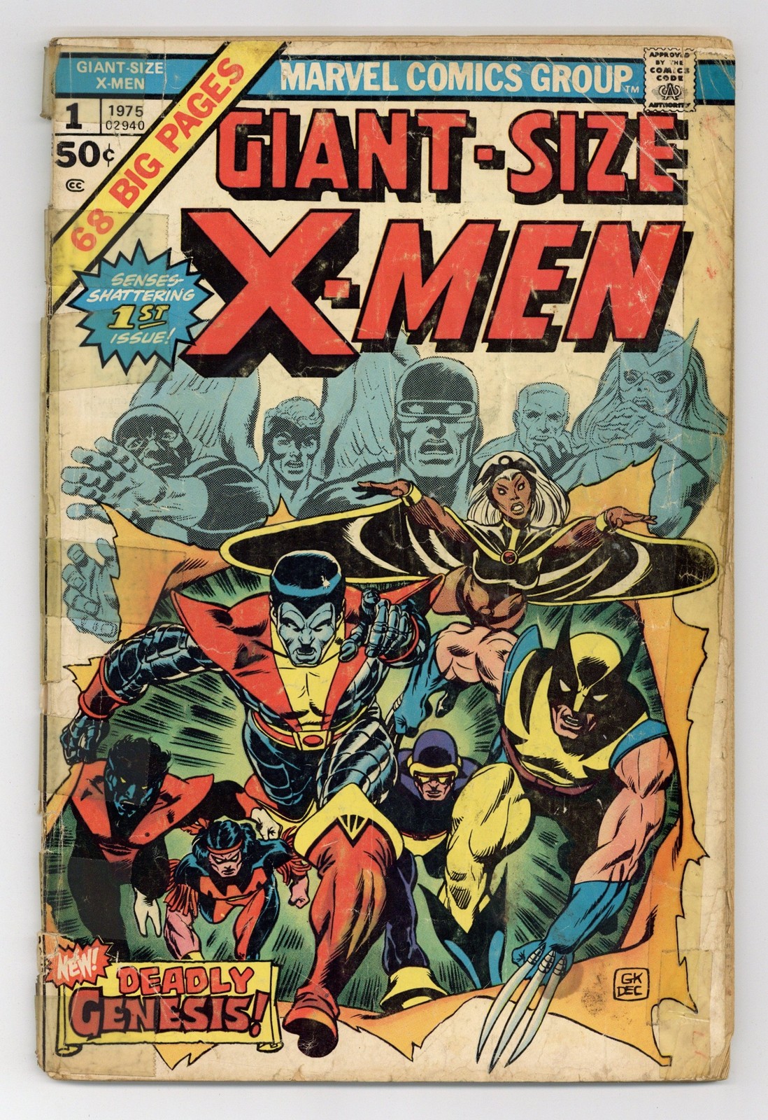 Giant Size X-Men #1 FR 1.0 1975 1st app. Nightcrawler Giant Size X-Men #1 FR 1.0 1975 1st app. Nightcrawler