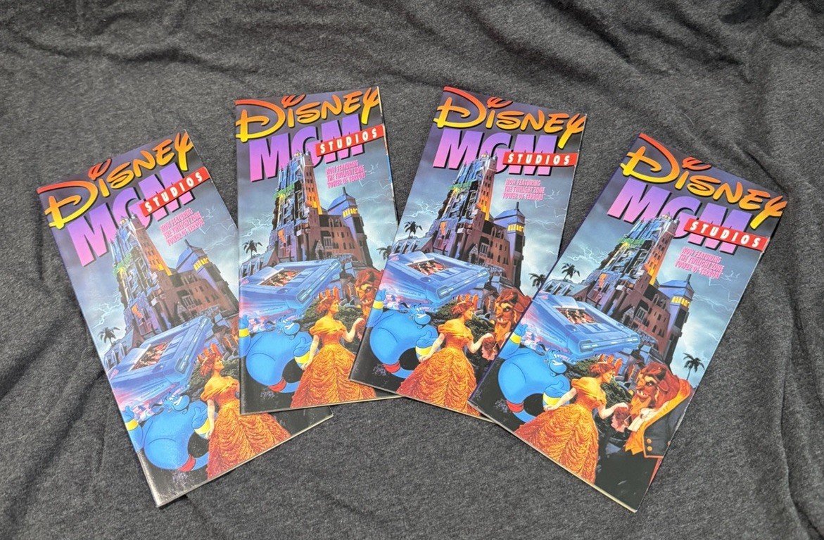 4 Disney MGM Studios Vtg Booklet WDW 1994 Tower Of Terror Ninja Turtles Aladdin 4 Disney MGM Studios Vtg Booklet WDW 1994 Tower Of Terror Ninja Turtles Aladdin