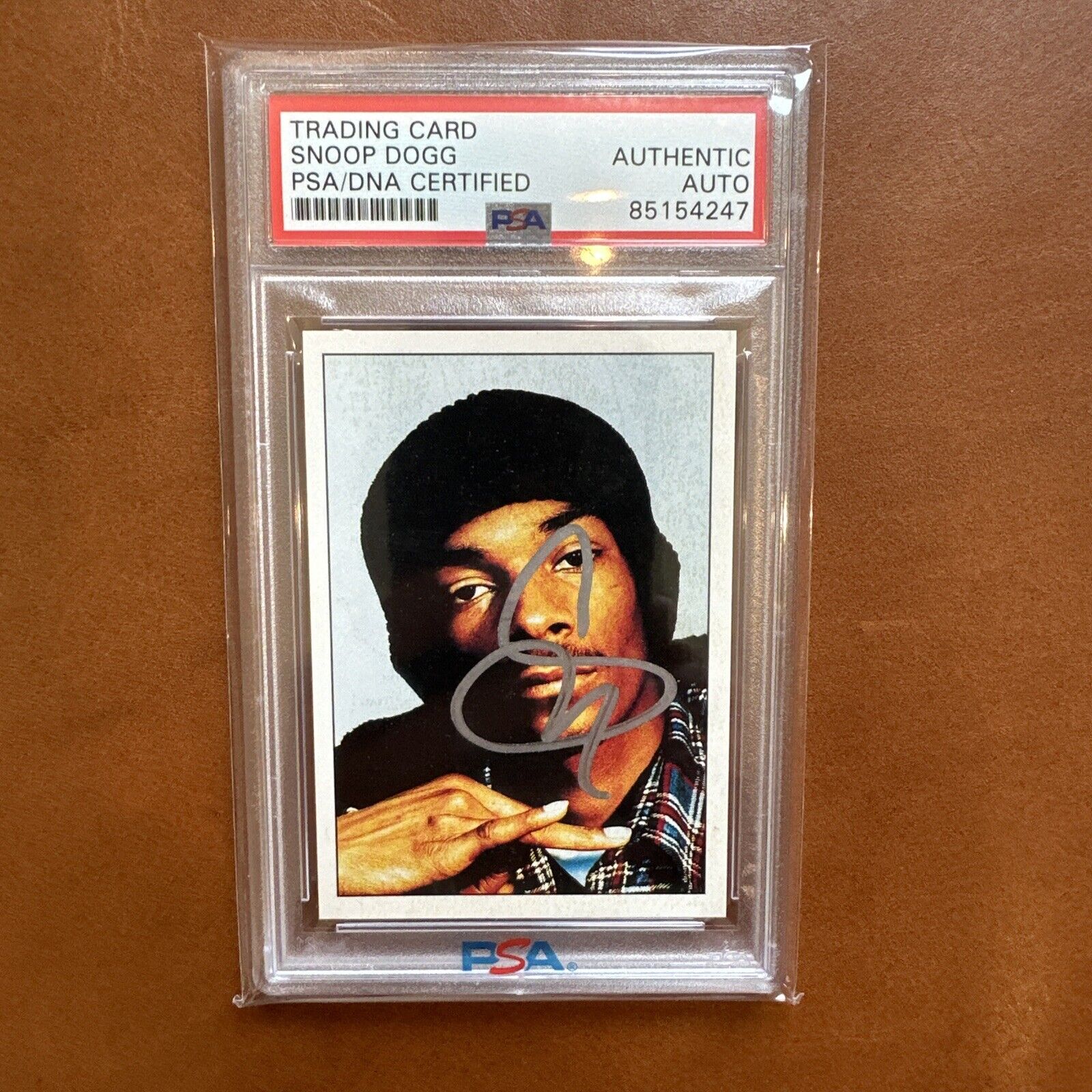 Snoop Dogg Signed 1995 Panini Smash Hits Rookie Card #123 Psa/Dna Authentic AUTO