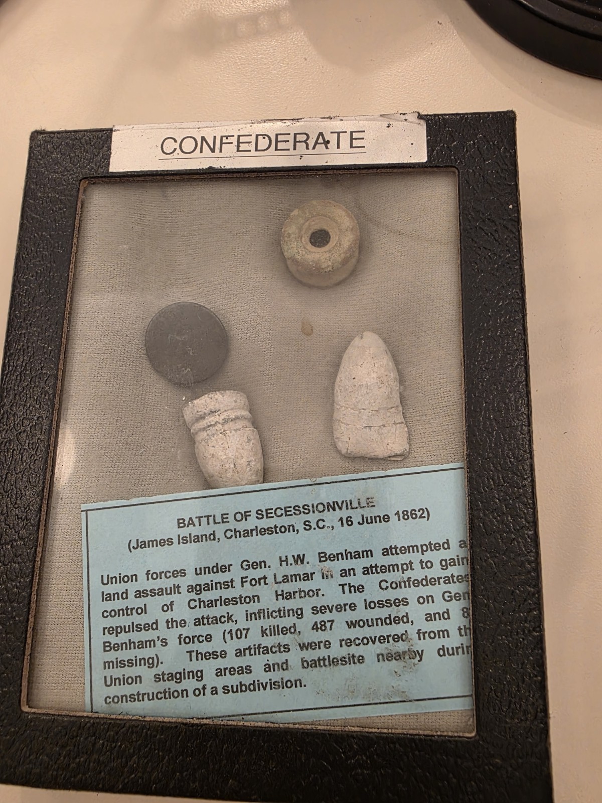 Civil War Relics: Confederate Camp Relics - Dug In Charleston, SC Civil War Relics: Confederate Camp Relics - Dug In Charleston, SC