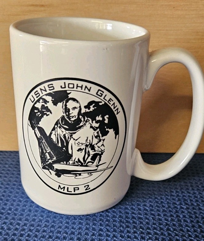 Rare USNS John Glenn MLP 2 General Dynamics ESD Nassco Mug Rare USNS John Glenn MLP 2 General Dynamics ESD Nassco Mug