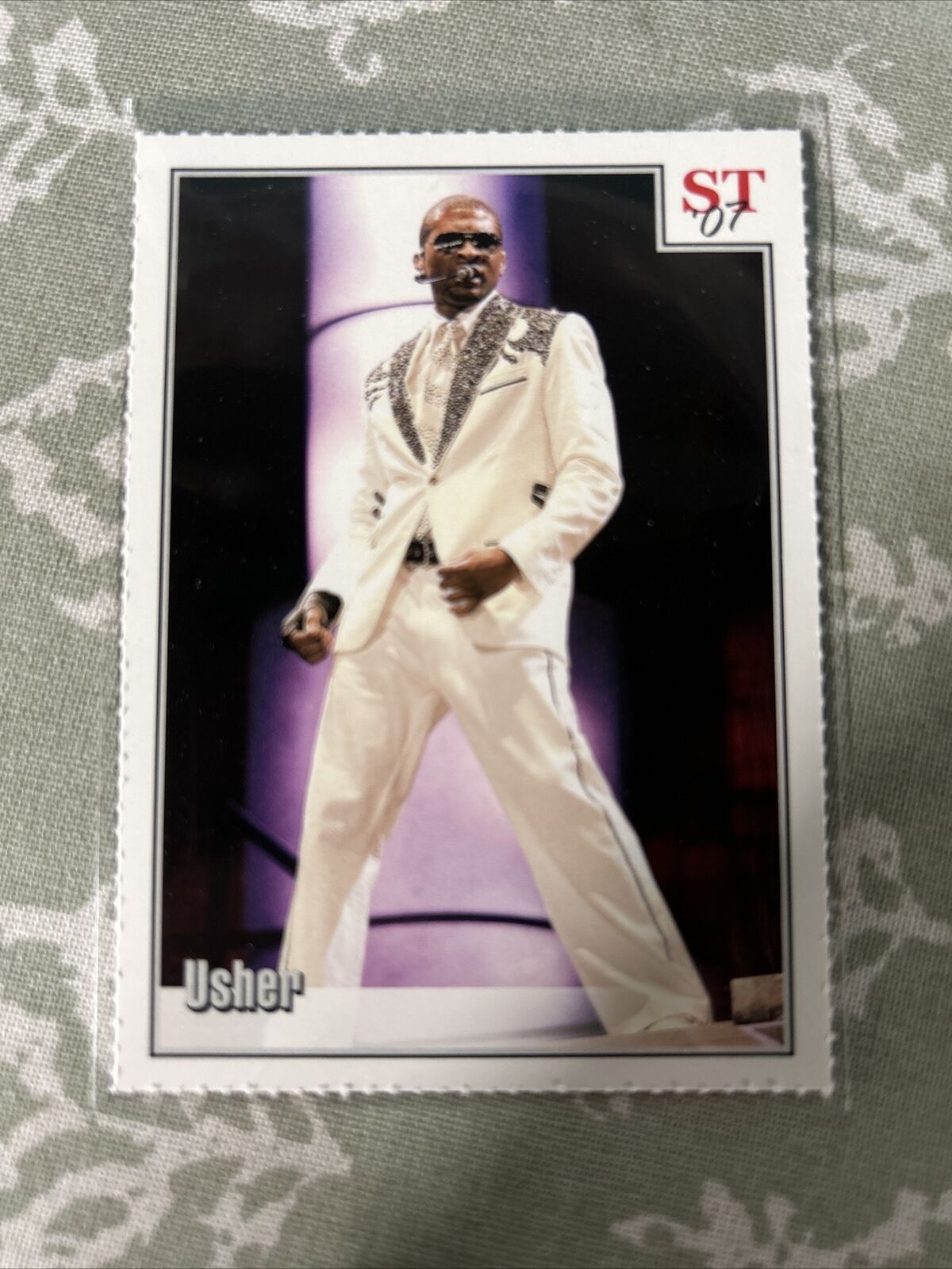 Usher Singer 2007 Spotlight Tribute Trading Card #46